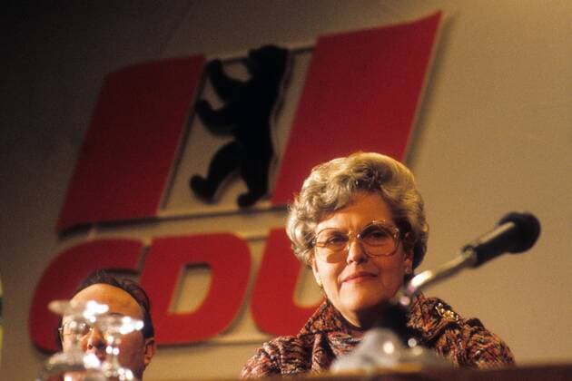 Hanna Renate Laurien (Deutschland CDU) in Berlin