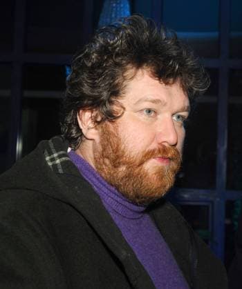MOSCOW, RUSSIA. FEBRUARY 11, 2011. Alexei Zimin, editor -in-chief of Afisha-Eda, at the opening of Ivan Urgant and Alexander Tsekalo s The Sad (means Garden) restaurant.  RE0E0CCE
