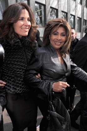 Roberta Armani (L) and Tina Turner VOGUE NIGHT FOR DURAN DURAN AT MILAN WOMANS FASHION WEEK FALL WINTER 2011-2012 - NO ITALIAN SALES Milan  PMF PicturePerfect