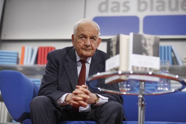 Leipziger Buchmesse Deutschland, Leipzig, Alfred Grosser auf der Leipziger Buchmesse