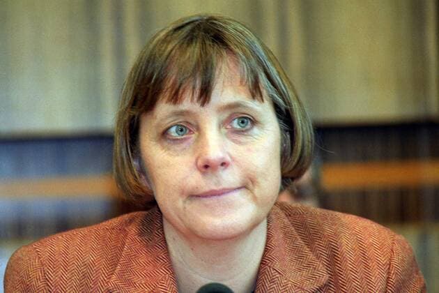 Umweltministerin Angela Merkel (Deutschland CDU) in Bonn