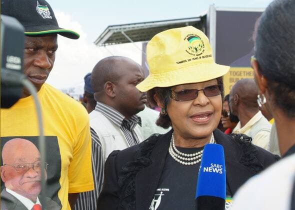 ANC election rally JOHANNESBURG, SOUTH AFRICA - 3 April 2011: African National Congress (ANC) stalwart, Winnie Madikizela-Mandela during an ANC election rally held near Meyerton near Johannesburg, South Africa on 3 April 2011. ( Gallo0000136677