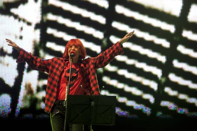 Virada Cultural 2011 (Julio-Prestes-Bühne) in Sao Paulo, Brasilien : Konzert der Sängerin Rita Lee . (350)xAmanaxSallesx xFotoarena 
