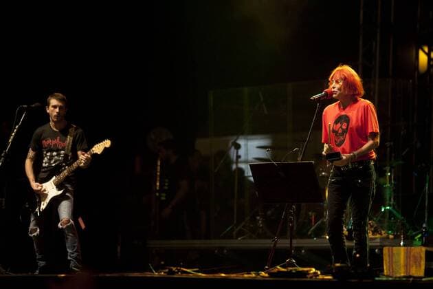 Virada Cultural 2011 (Julio-Prestes-Bühne) in Sao Paulo, Brasilien : Konzert der Sängerin Rita Lee . (350)xAmanaxSallesx xFotoarena 