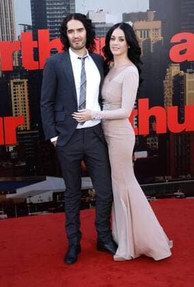 Katy Perry und Russell Brand bei der Europa Premiere von Arthur in London am 19.04.2011 Arthur Kinopremiere, London, 2011 