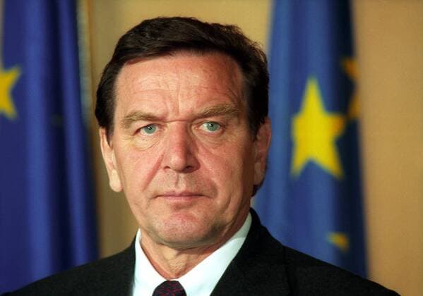 Bundeskanzler Gerhard Schröder (GER SPD) in Bonn