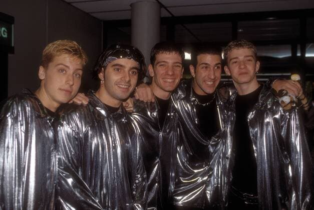 Echo Verleihung 1997 in Hamburg NSYNC beim ECHO 1997 . (L-R) Lance Bass, Chris Kirkpatrick, JC Chasez, Joey Fatone, Justin Timberlake . 