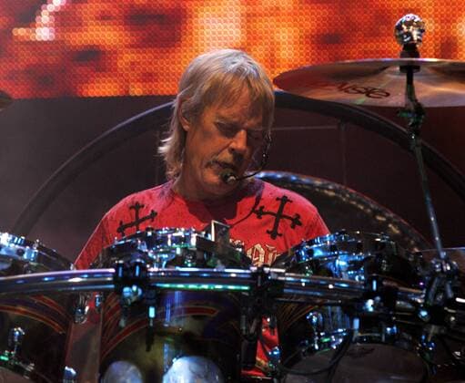 Frank Beard with ZZ Top performs in concert at the Seminole Hard Rock Hotel and Casino in Hollywood, Florida on June 8, 2011.  MIA2011060817