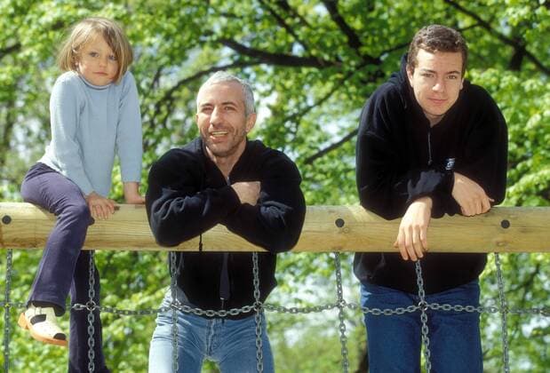 Ralf Richter mit Tochter Aline und Sohn Max 