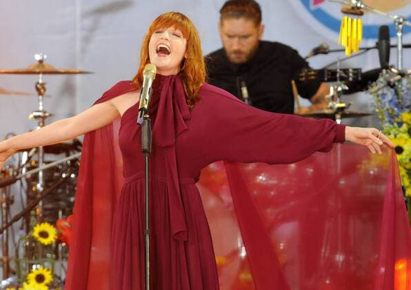 Florence Welch FLORENCE AND THE MACHINE PERFORM ON GOOD MORNING AMERICA New york  NYPixs Picture Perfect
