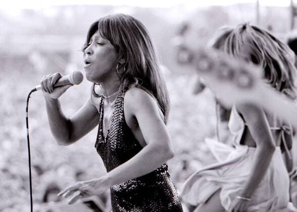 Ludwigsburg, Tina Turner Open air-Konzert im Ludwigsburger Jahnstadion im Jahr 1975.