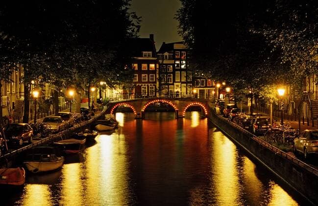 Keizersgracht bei Nacht, Niederlande, Holland, Amsterdam Keizersgracht at night, The Netherlands, Holland, Amsterdam Highlight !DATUM GESCHÄTZT! 