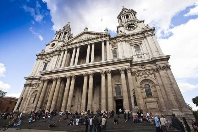 London St. Pauls Cathedral - London, Hauptstadt von Grossbritannien, England HOCHxZWEIxSTOCK HenningxAngerer