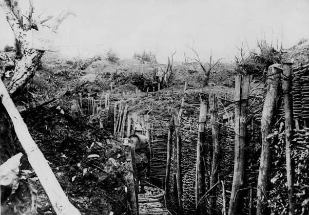 WW1: Truricea Italiana. Italian trenches at Gallipoli. 1915 Mono Print !AUFNAHMEDATUM GESCHÄTZT! UnitedArchives0775315