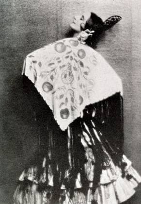 Russian ballerina , Anna Pavlova , in Don Quixote . 1920s mono book illustration !AUFNAHMEDATUM GESCHÄTZT! UnitedArchives1242932