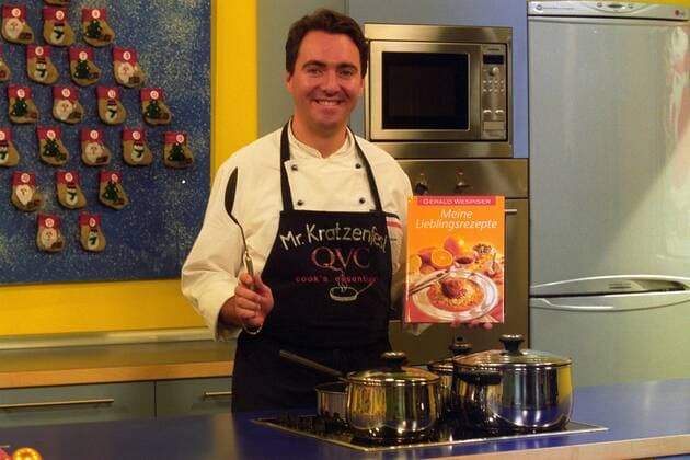 Gerald Wespiser alias Monsieur Kratzenfest - TV Koch bei QVC in Köln