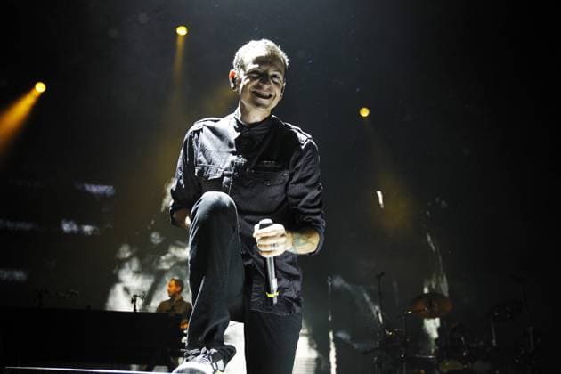 Veranstaltung, Musik, Konzert Auftritt, Linkin Park während ihrer Tour in der Hamburger o2 World