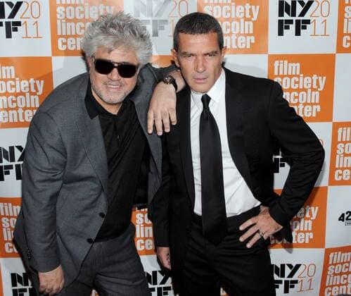 Pedro Almodovar and Antonio Banderas THE 49TH ANNUAL NEW YORK FILM FESTIVAL PRESENTATION OF THE SKIN I LIVE IN New York  NYPixs PicturePerfect
