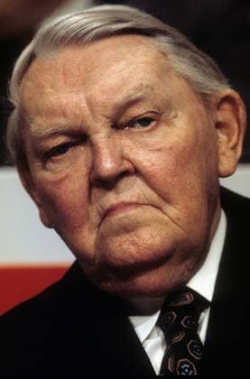 Ludwig Erhard (Deutschland CDU) !AUFNAHMEDATUM GESCHÄTZT!