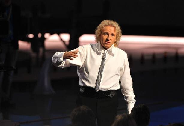 Thomas Gottschalk in der Show Wetten, dass...? (ZDF) am 5.11.2011 in Leipzig Wetten, dass...? (ZDF) am 5.11.2011 in Leipzig 