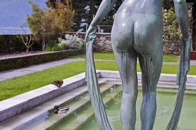Parkanlage auf den Isole die Brissago - Ticino - Schweiz. Isole di Brissago