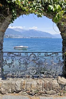 Blick auf den Lago Maggiore von den Isole di Brissago