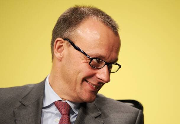 Montag 21.11.2011, 1. Bundesliga Saison 11 12 - Ordentliche Hauptversammlung 2011 von BV Borussia Dortmund GmbH und Co.KGaA, Friedrich Merz (Stellv. Vorsitzender) DeFodi018