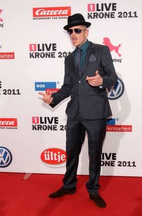Donnerstag 08.12.2011, die 12. Einslive Krone Verleihung in Bochum, Jan Delay auf dem Roten Teppich DeFodi001