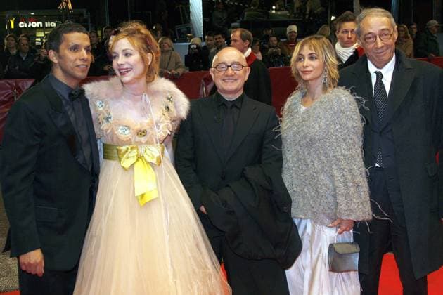 Berlinale 2007, 57. Internationale Filmfestspiele Berlin 57th Berlin International Film Festival, Tag 5. Premiere von Les temoins Die Zeugen Sami Bouajila, Julie Depardieu, Michel Blanc, Emmanuelle Beart, Andre Techine
