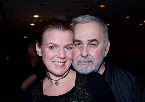 Comedian Mirja Boes und Friseur Udo Walz (GER) - Livesendung Preisverleihung Die Krone der Volksmusik aus der Stadthalle Chemnitz - 7.01.2012