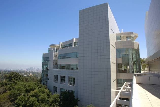 Architektur von Richard Meier Sightseeing Los Angeles, Kalifornien. Getty Center