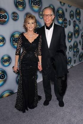 Jane Fonda and Richard Perry 69TH ANNUAL GOLDEN GLOBE HBO AFTER PARTY Beverly Hills  Marc Carlton PicturePerfect