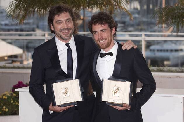 63. Internationale Filmfestspiele von Cannes 2010 Festival de Cannes 2010 63rd Annual Cannes Film Festival - Tag 12. Photocall mit den Preisträgern Javier Bardem, Elio Germano