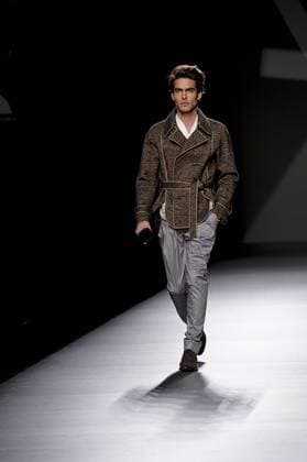 Devota y Lomba has launched their new collection at Madrid Fashion Week 2012. In the pic: Jon Kortajarena RobertoxMariscal 