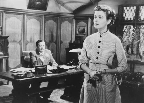 Lisabet Müller und Paul Dahlke 01 12 teu Lisabet Müller und Paul Dahlke in Der Tag vor der Hochzeit , 1952 Deutschland deutsch deutscher Mann Schauspiel Schauspieler Film TV Kino Fernsehen historisch Standfoto Szene Szenenfoto Still Filmszene Schweiz Schweizerin schweizerische Frau Schauspielerin Elisabeth german actor quer halb stehend sitzend sw