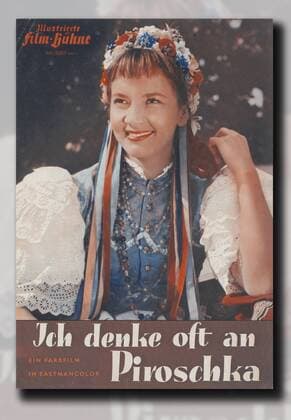 Ich denke oft an Piroschka , Filmprogramm 07 09 teu Feature Symbol Film Programm Jahrgang 1955 sammeln Hobby Schauspielerin Schauspiel Spielfilm Frau Lilo Liselotte Pulver Illustrierte Film-Bühne Ausgabe Nr. 3085 Filmverleih Verleih Heimatfilm Komödie Eastmancolor Farbfilm german movie actress program hoch