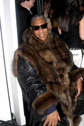 Feb. 8, 2004 - New York, New York, U.S. - I8408BT.OLYMPUS FASHION WEEK 2004..DIANE VON FURSTENBERG.FALL WINTER COLLECTION 2004.BRYANT PARK, NEW YORK New York..2 8 2004. 2004.ANDRE LEON TALLEY New York U.S.  - ZUMAta1