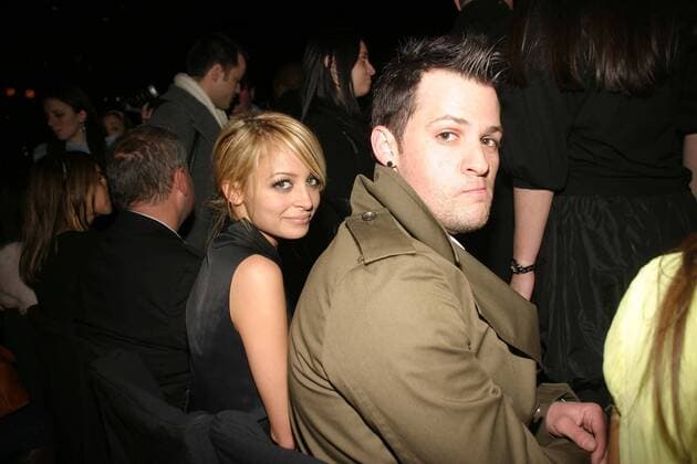 Feb. 8, 2007 - New York, New York, U.S. - I11612BT.MERCEDES BENZ FASHION WEEK ZAC POSEN FALL 2007 COLLECTION (CELEBS) BRYANT PARK NEW YORK New York 02-08-2007. - - 2007.NICOLE RICHIE JOEL MADDEN New York U.S.  - ZUMAta1