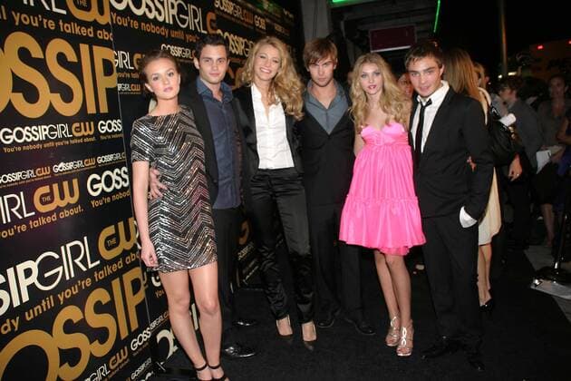 Sept. 19, 2007 - New York, New York, U.S. - I12260BT.GOSSIP GIRL LAUNCH PARTY HOSTED BY CW NETWORKS AT TENJUNE , NEW YORK New York 07-18-2007 . - - 2007.GOSSIP GIRL CAST LEIGHTON MEESTER, PENN BADGLEY BLAKE LIVELY CHANCE CRAWFORD TAYLOR MOMSEN ED WESTWICK New York U.S.  - ZUMAta1
