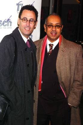 Dec. 4, 2006 - New York, New York, U.S. - BILLY CRYSTAL HOSTS TISCH ON BROADWAY.ST. JAMES THEATRE, NEW YORK, NY 12-04-2006. - 2006.TONY KUSHNER AND GEORGE C. WOLFE.K50981JKRON New York U.S.  - ZUMAjk2