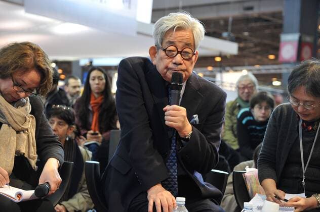 Kenzaburo Oe - Buchmesse - Salon du Livre - in Paris, Frankreich - LionelUrman Panoramic 