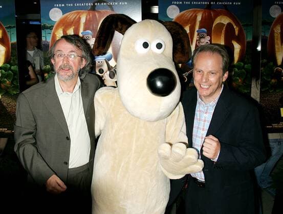 Mar. 17, 2000 - New York, New York, U.S. - K45279RM.PREMIERE OF WALLACE AND GROMIT: THE CURSE OF THE WERE-RABBIT AT THE CHELSEA WEST THEATRE IN NEW YORK New York.9-25-2005. - 2005.PETER LORD AND NICK PARK New York U.S.  - ZUMAmk1