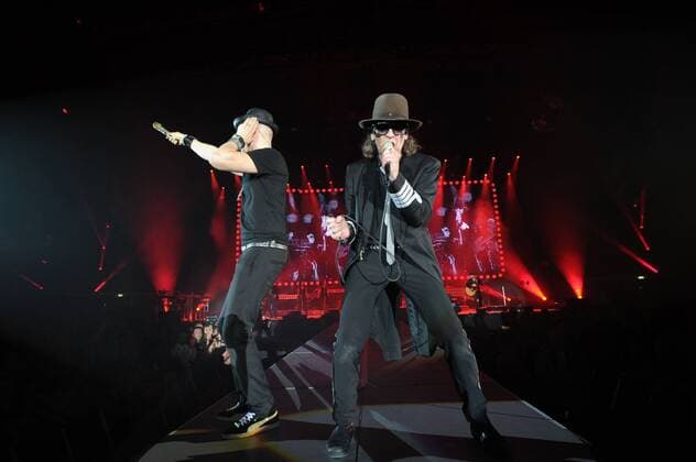 Udo LINDENBERG und Ole SOUL (links) Udo Lindenberg Tour 2012, Ich mach mein Ding, 26.03.2012, Arena Leipzig