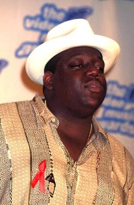July 7, 2008 - New York, New York, U.S. - K2504JBB.1995 MTV MUSIC VIDEO AWARD NOMINEE S 09-07-1995.NOTORIOUS B.I.G. (AKA CHRISTOPHER WALLACE, BIGGIE SMALLS). - 1995 New York U.S.  - ZUMAba9