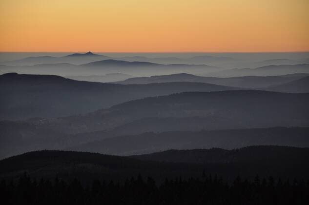 View from the Black Mountains in the Krkonose Jested. (CTKxPhoto RostislavxKalousek)  CTKPhoto903201204130689601