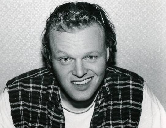 Stefan Raab, Fernsehmoderator bei VIVA-TV und Blödelmusiker , fotografiert im August 1995.