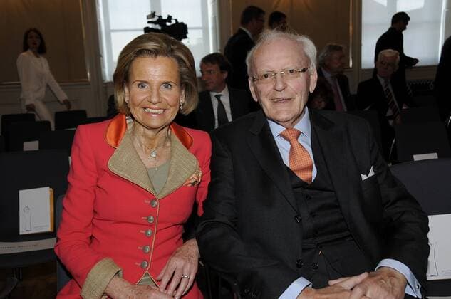 München 10.05.12 Schloss Nymphenburg Bündnis für Kinder - hier: Freifrau Alexandra von Berlichingen und Roman Herzog