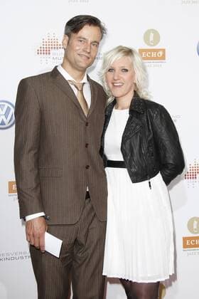 Fabian Kerner mit Annika Kunath Verleihung des Musikpreises Echo Jazz 2012 in der Gläsernen Manufaktur von Volkswagen, Dresden Foto:xR.xHardex xFuturexImage