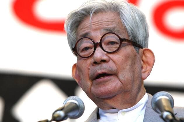 Kenzaburo Oe - Anti-Atomkraft-Demonstration in Tokio, Japan - 06 06 2012 HitoshiYamada Panoramic 