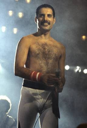 Freddie Mercury (Queen) Queen Konzert der Works -Tour in der Londoner Wembley Arena Foto:xR.xKeuntjex xFuturexImage